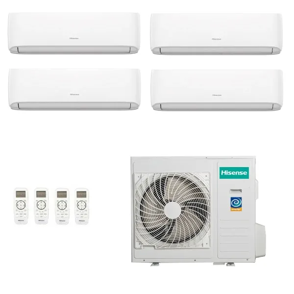 Hisense Quadri Split 12+12+12+18 Hi Comfort 4AMW105U4RAA