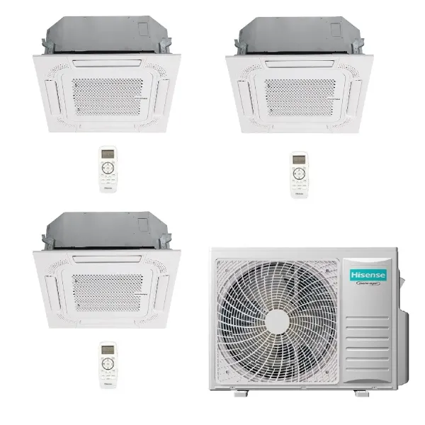 Klimageräte Hisense Trio Split 9+9+12 60x60 3AMW62U4RJC