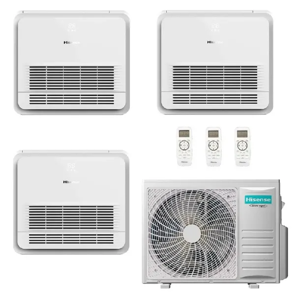 Klimageräte Hisense Trio Split 9+9+9 Console 3AMW62U4RJC