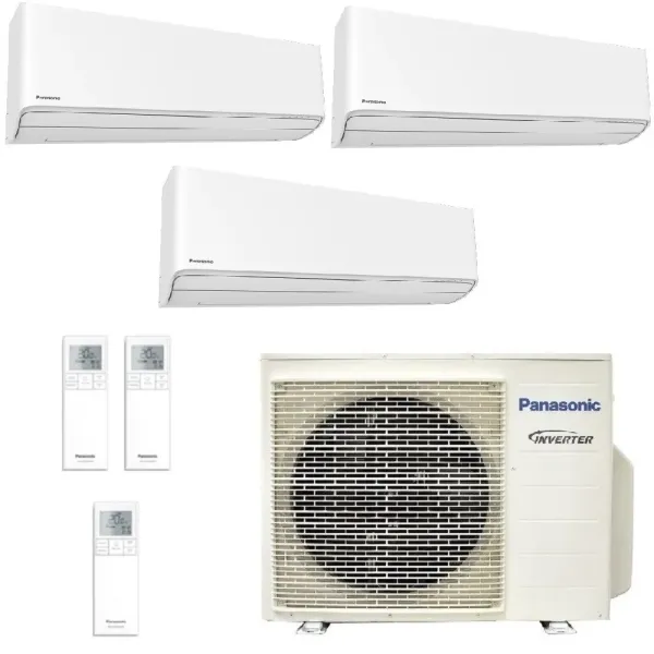 Klimaanlagen Panasonic Trio Split 7+7+9 Btu Z Etherea CU-3Z52TBE