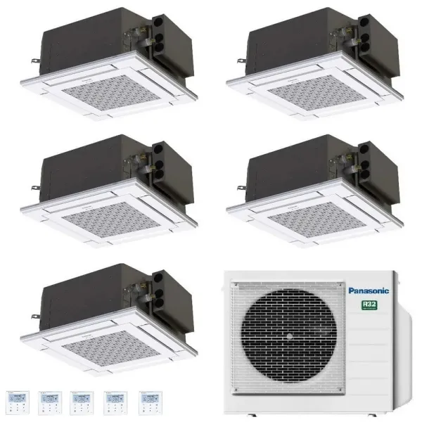 Klimaanlagen Panasonic Penta 9+9+9+9+9 60 x 60 4 wege CU-5Z90TBE