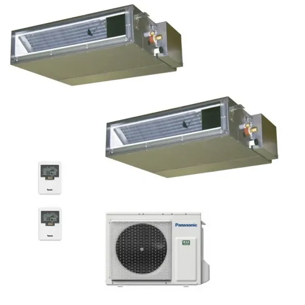 Klimaanlagen Panasonic Duo Split 9+9 Btu Ducted CU-2Z41TBE