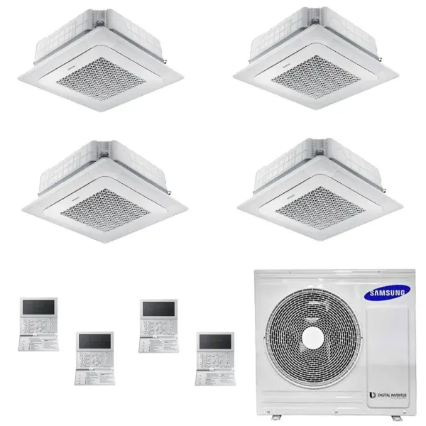 Samsung Quadri Split 4 Luftauslässe Mini WindFree AJ080TXJ4KG 5+5+5+12