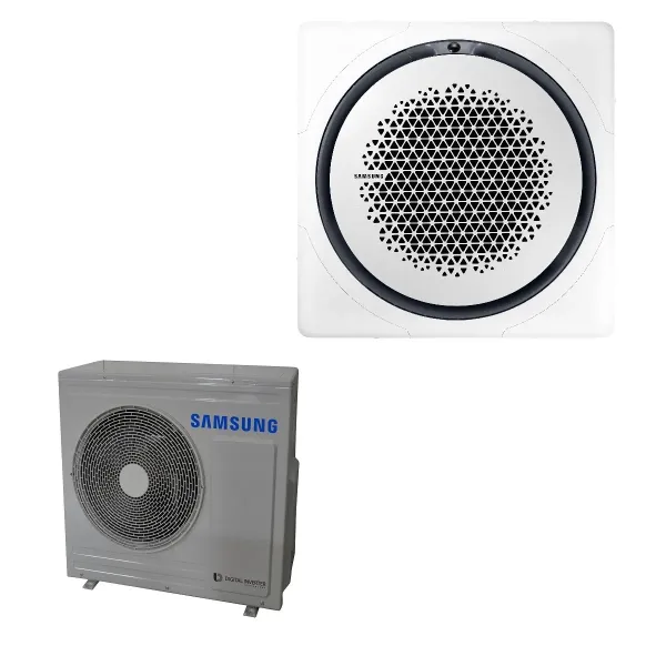 Gewerbeklimaanlagen Samsung Kassette 360 24000 Btu Weiß 220v Quad R-32