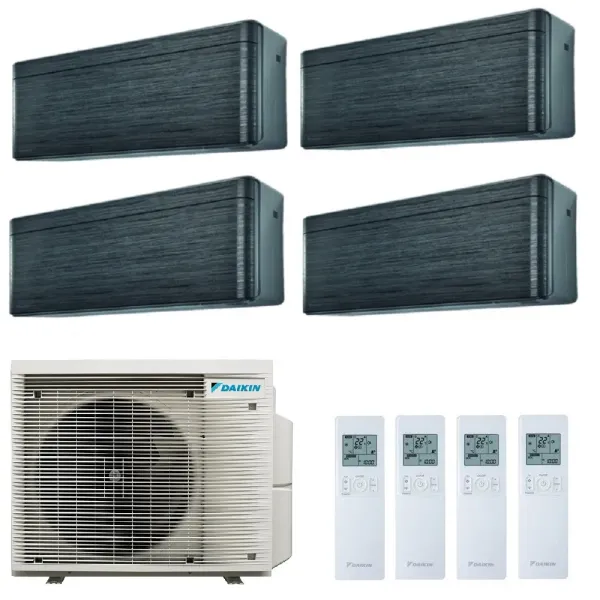 Daikin Quadri Split 7+7+7+7 Stylish Blackwood 4MXM68A9