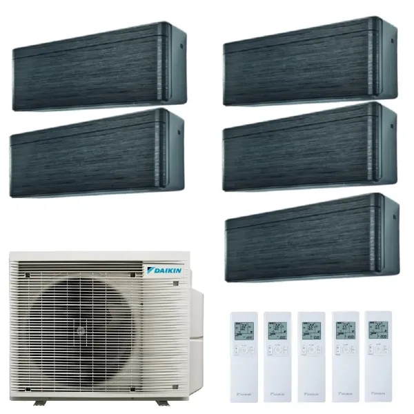 Klimaanlagen Daikin Penta 7+7+7+9+9 Stylish Blackwood 5MXM90A9