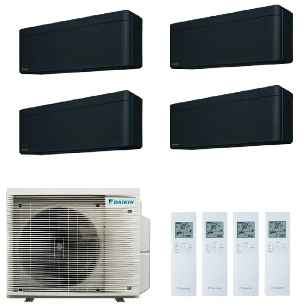 Daikin Quadri Split 7+7+7+7 Stylish Total Black 4MXM68A9