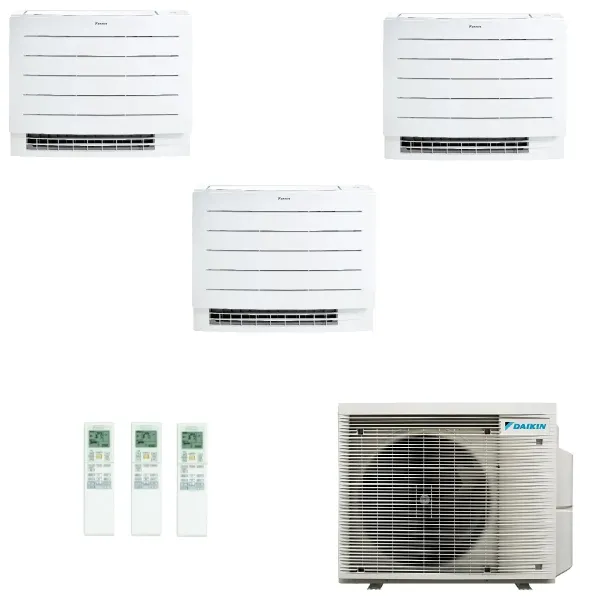 Klimaanlagen Daikin Trio Split 9+9+9 Fußboden FVXM-A 3MXM52A9