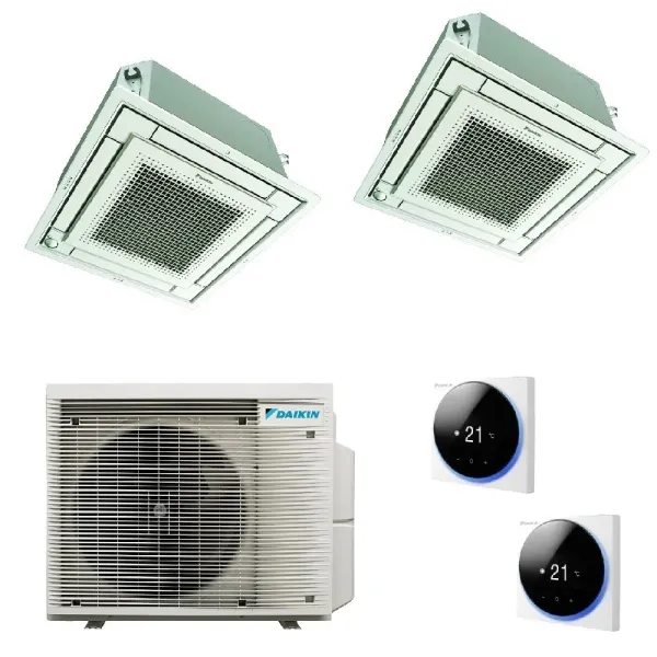 Klimaanlagen Daikin Duo Split 9+9 Kassette BRC1H52 2MXM50A9