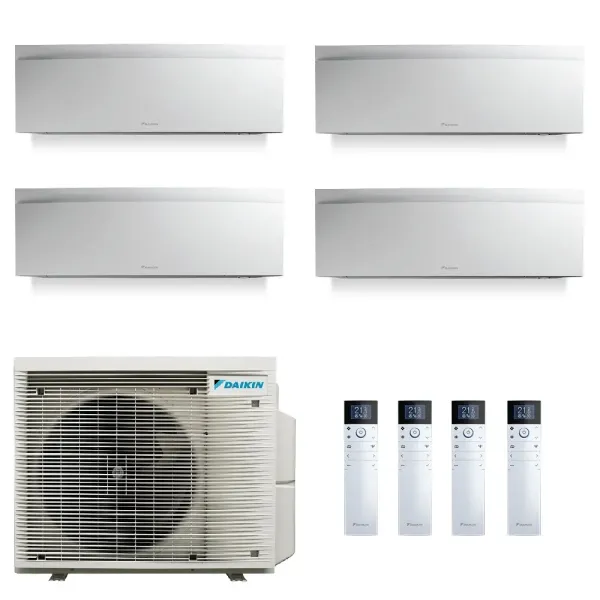 Daikin Quadri Split 7+7+7+7 Emura 3 Weiß 4MXM68A9