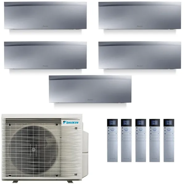 Klimaanlagen Daikin Penta 7+7+7+9+9 Emura 3 Silber 5MXM90A9