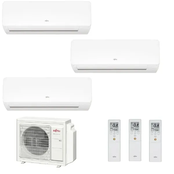 Klimaanlage Fujitsu Trio Split 7+7+7 KM WiFi AOYG18KBTA3