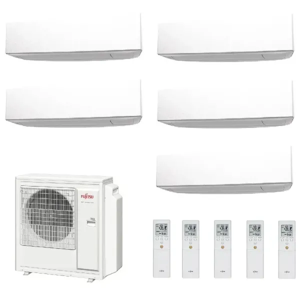 Klimaanlage Fujitsu Penta Split 7+7+7+7+7 KE AOYG36KBTA5