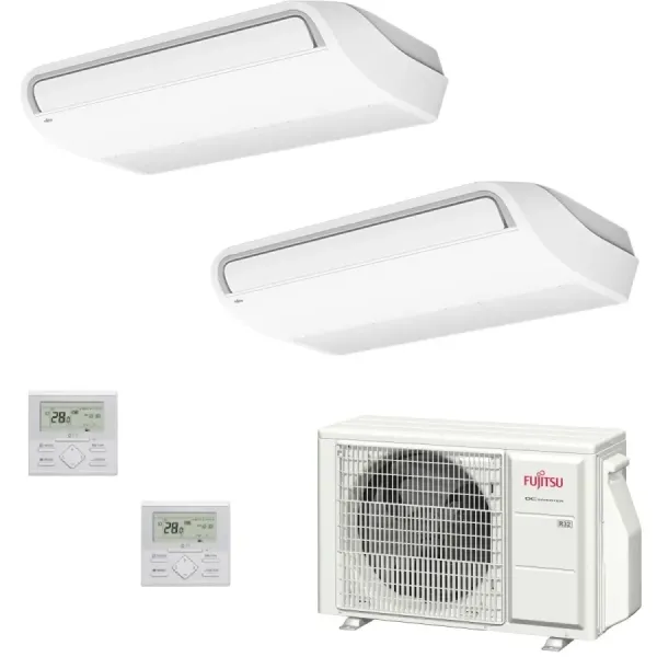 Klimaanlage Fujitsu Duo Split 18+18 KR AOYG30KBTA4 Decke