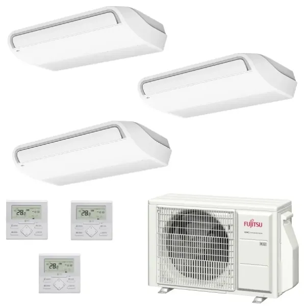 Klimaanlage Fujitsu Trio Split 18+18+18 KR Decke AOYG36KBTA5