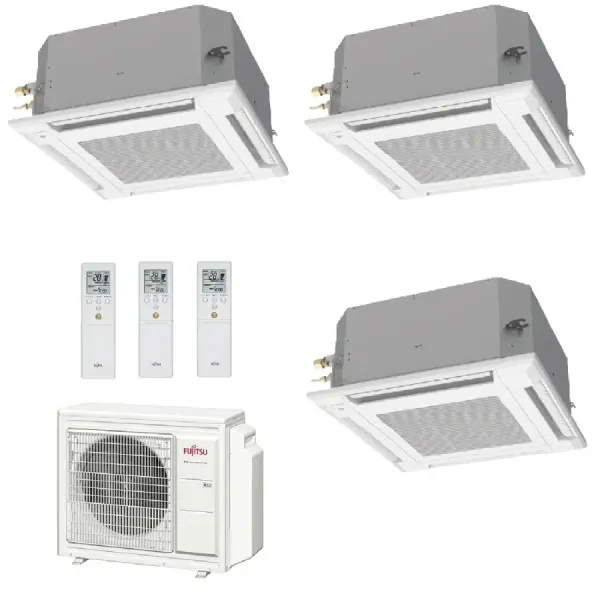 Klimaanlage Fujitsu Trio Split 9+9+9 Kassettengerät AOYG18KBTA3