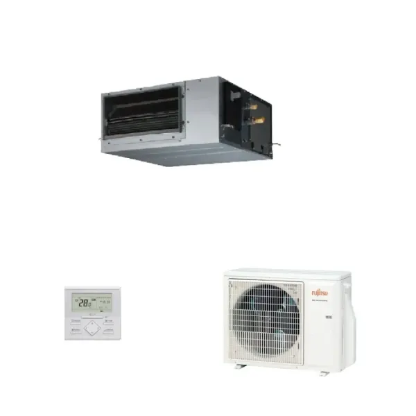 Klimaanlage Fujitsu 12000 Btu Kanaleinbaugeräte ARXG12KHTAP+AOYG12KBTB