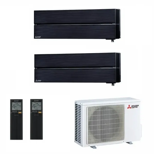 Mitsubishi Duo Split 9000+9000 Btu Schwarz Onyx MXZ-2F33VF4