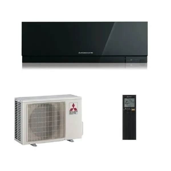 Mitsubishi Mono Split 9000 Btu MSZ-EF25VGKB MUZ-EF25VG Schwarz