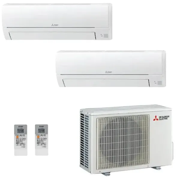 Klimaanlagen Mitsubishi Duo Split 9+9 Btu Weiß MXZ-2HA40VF2