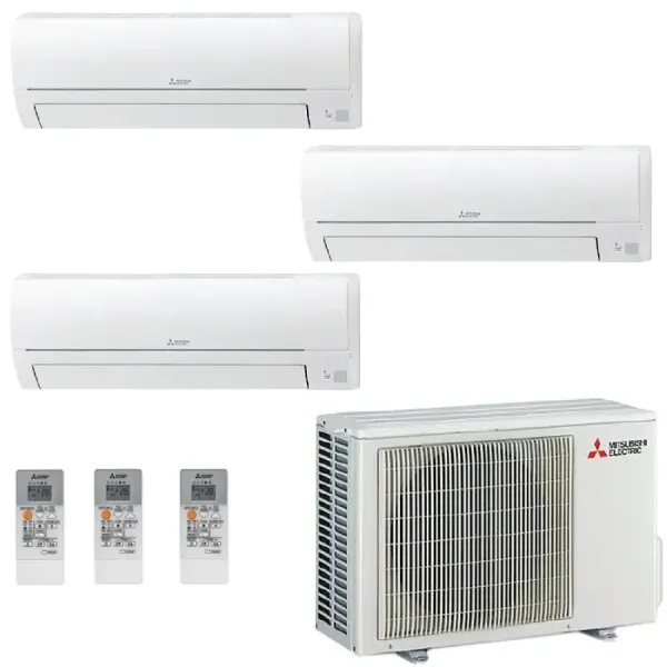 Klimaanlagen Mitsubishi Trio Split 9+9+12 Weiß MXZ-3HA50VF2