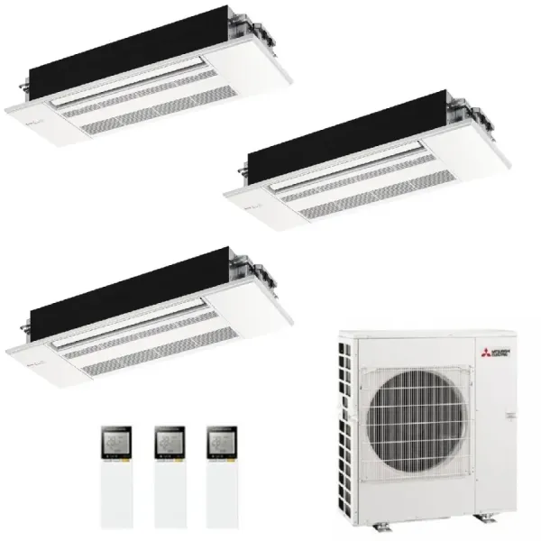 Mitsubishi Trio Split Kassettengerät MLZ-KP 9+9+9 Btu MXZ-3F68VF4