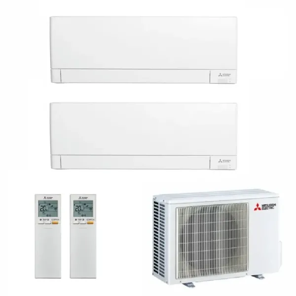 Mitsubishi Duo Split 9+9 Btu MSZ-AY25VGKP MSZ-AY25VGKP MXZ-2F42VF4